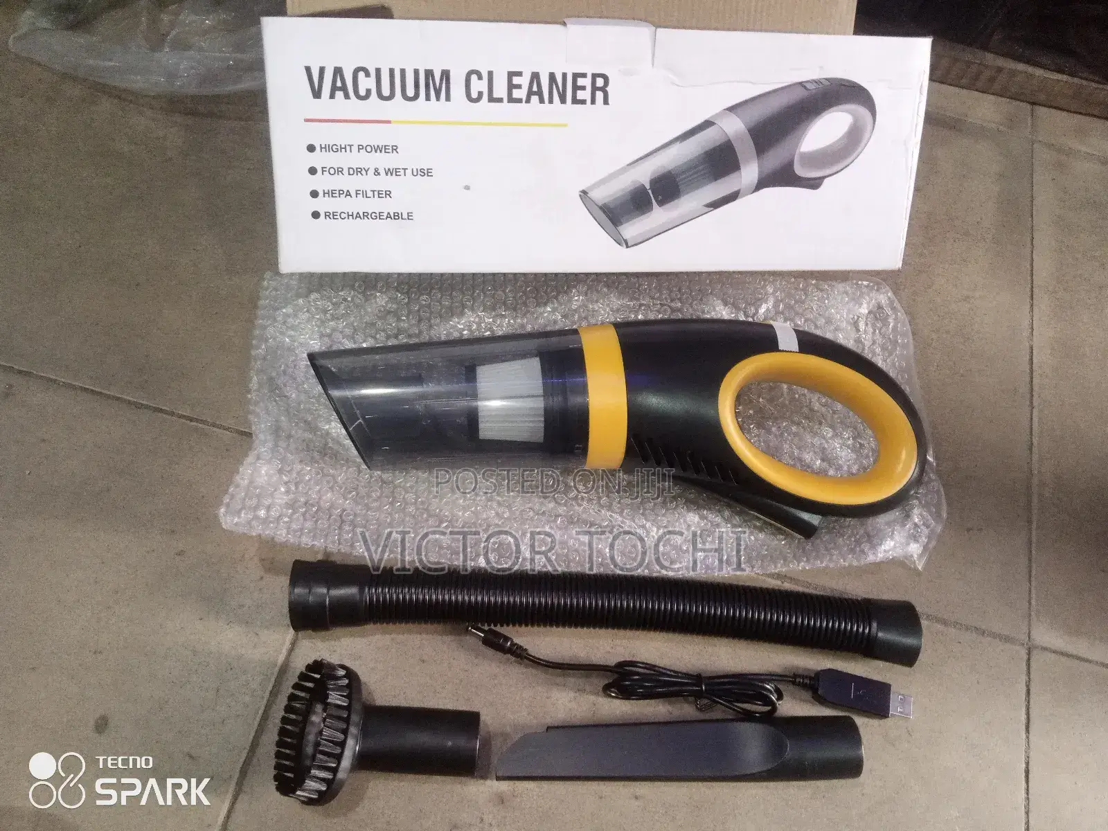 High Pressure Rechargeable Vacuum Cleaner