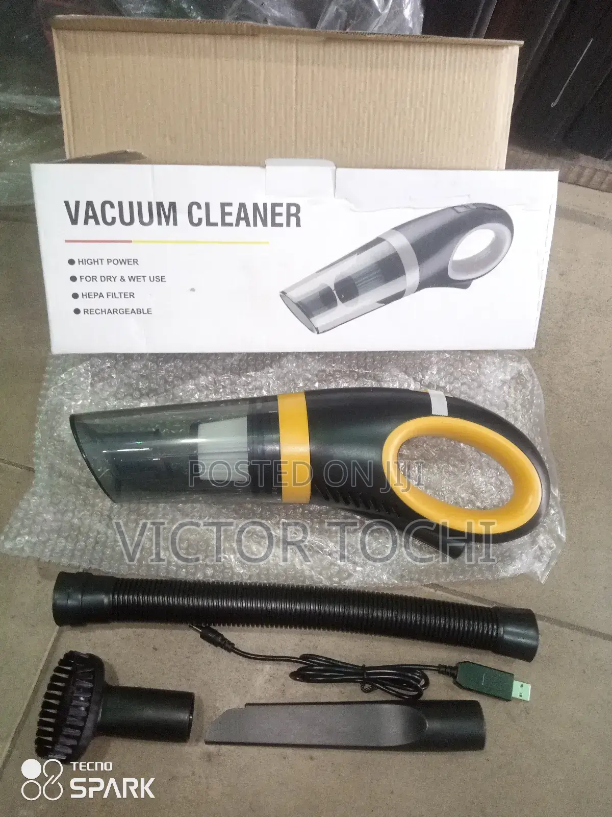 High Pressure Rechargeable Vacuum Cleaner