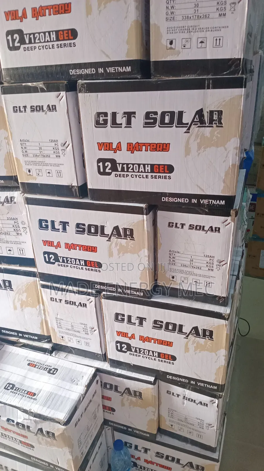 GLT Solar Gel Battery 120ah