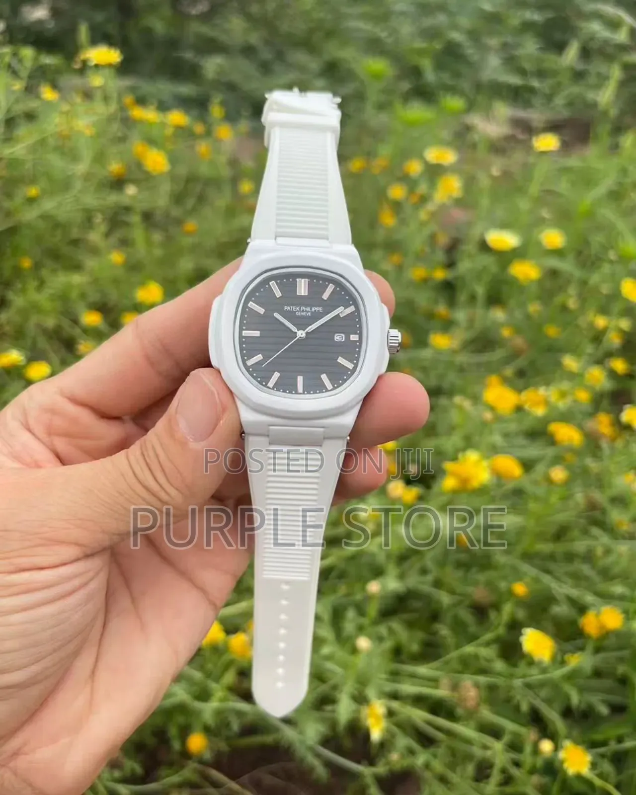Patek Philippe Quality Rubber  Strap  Wristwatch