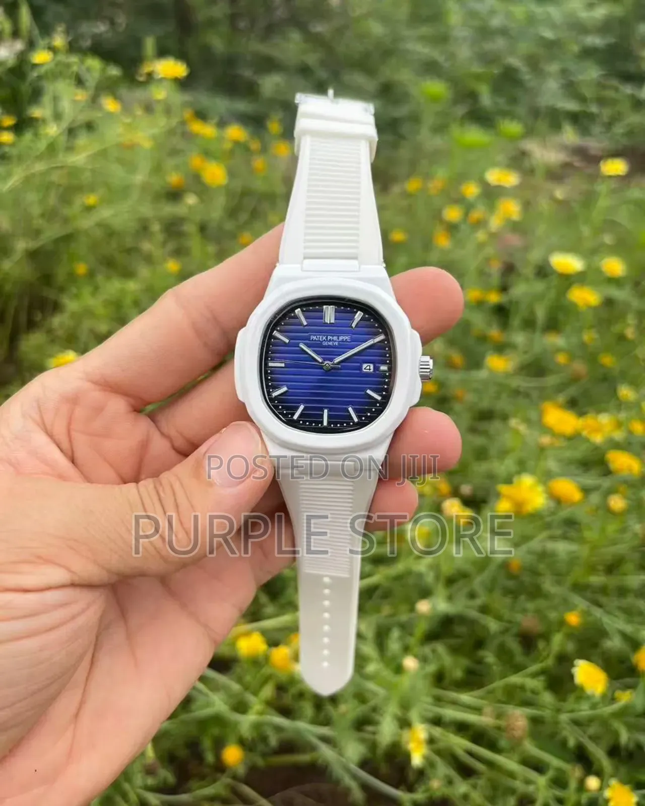 Patek Philippe Quality Rubber  Strap  Wristwatch