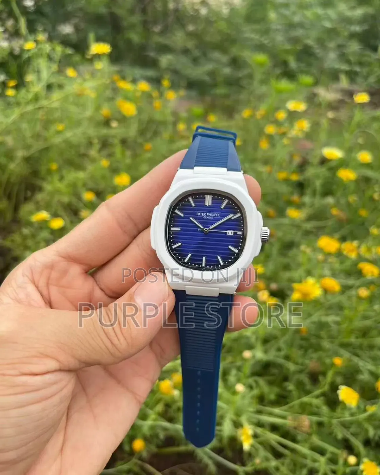 Patek Philippe Quality Rubber  Strap  Wristwatch