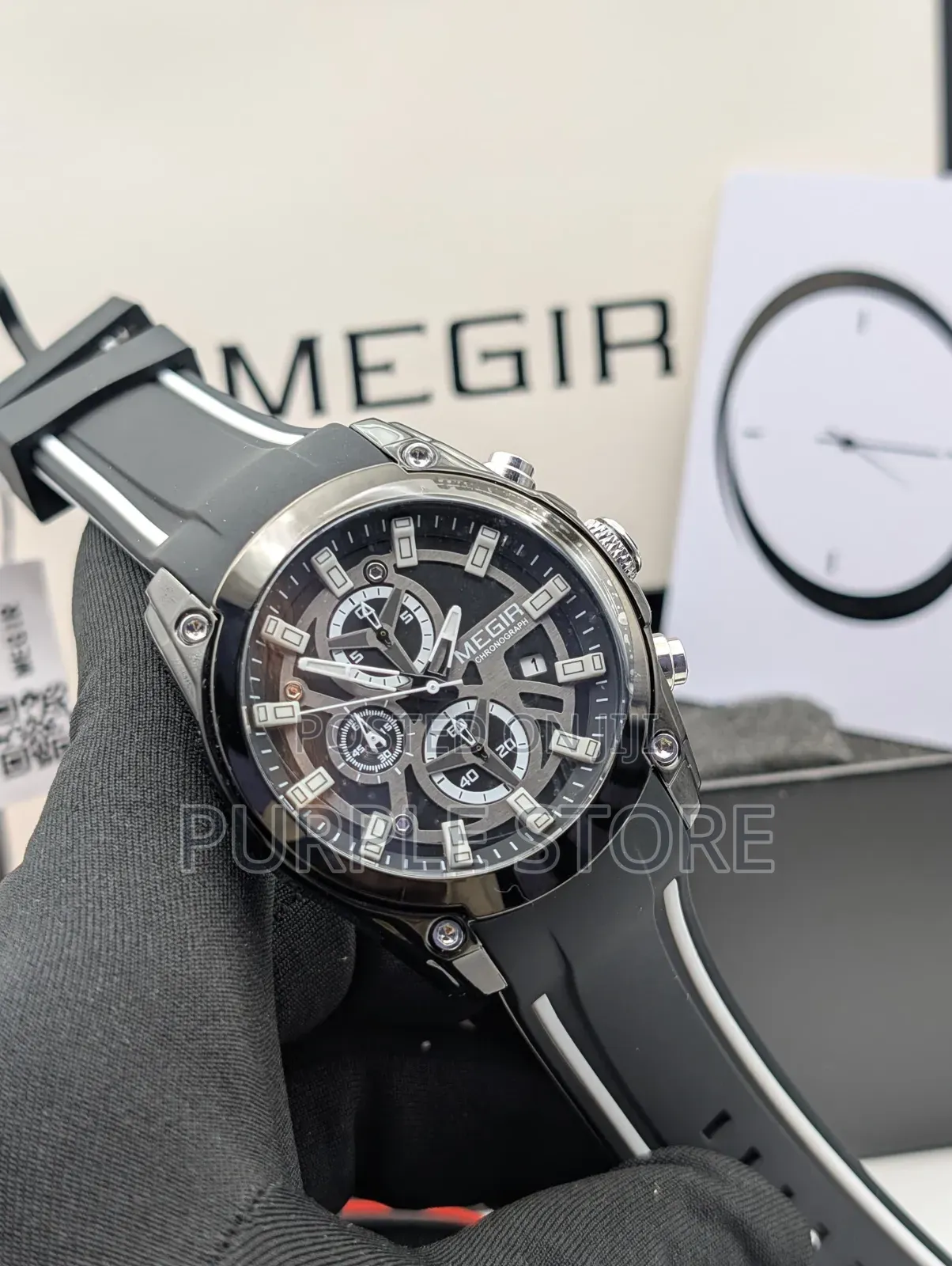 Megir Full Functional  Chronograph  Quality  Watch