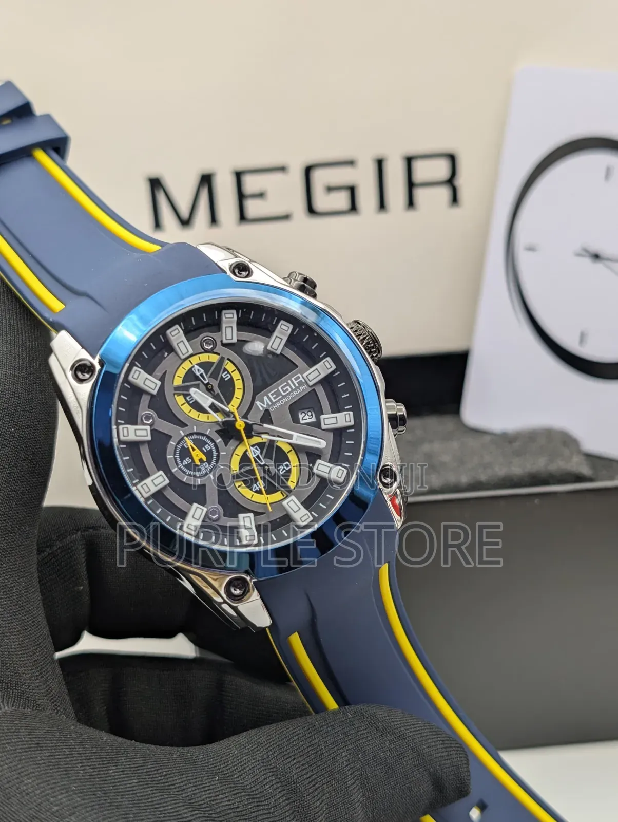 Megir Full Functional  Chronograph  Quality  Watch