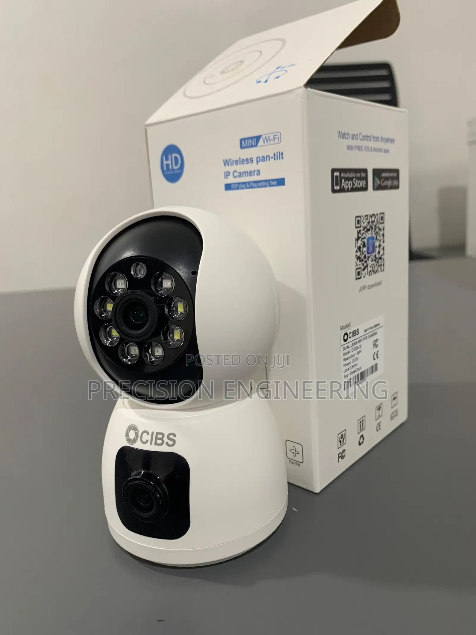 Cid04-dl (Dual Lens Indoor Wifi Camera)