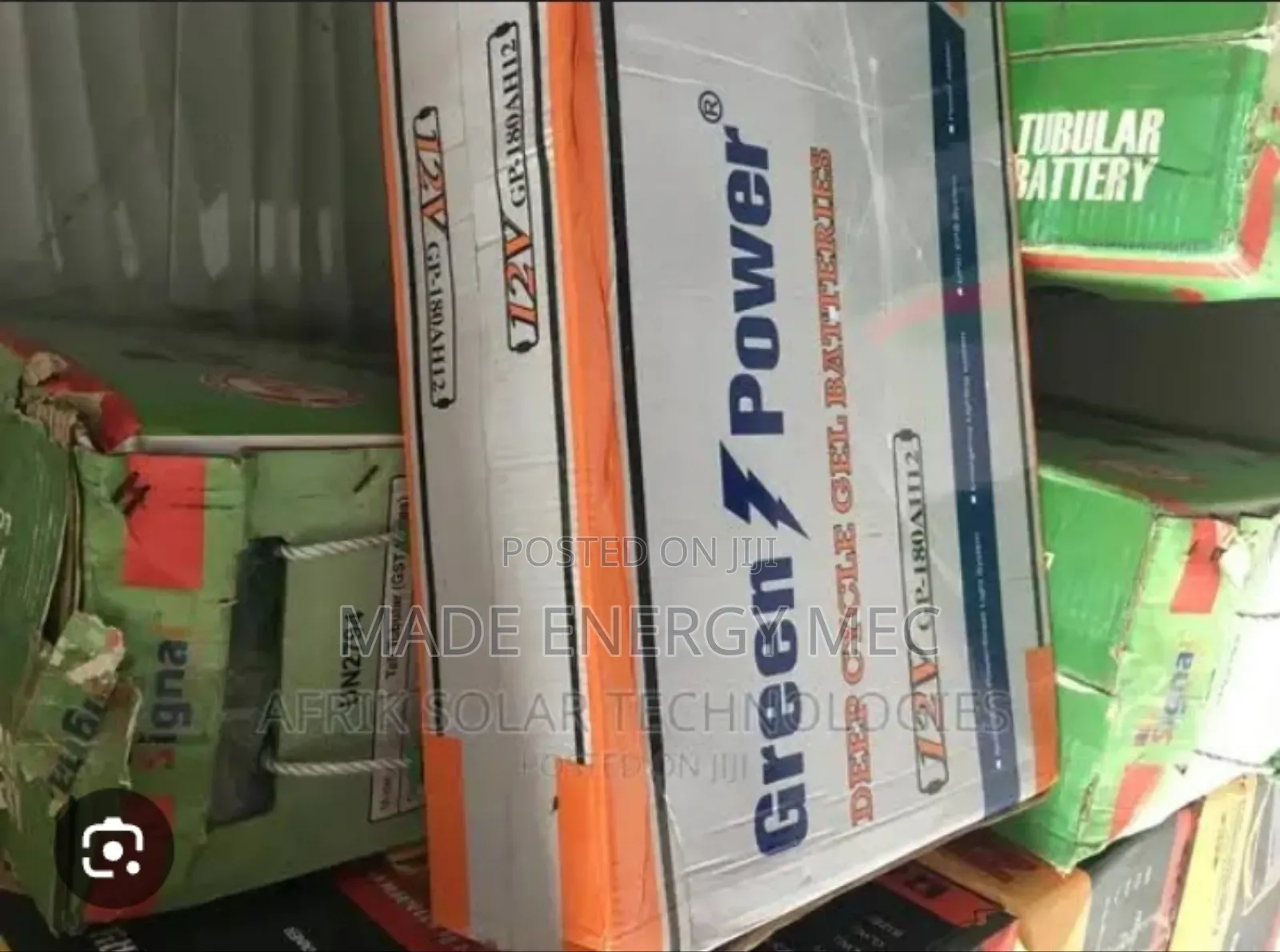 Green Power Gel Battery 180ah