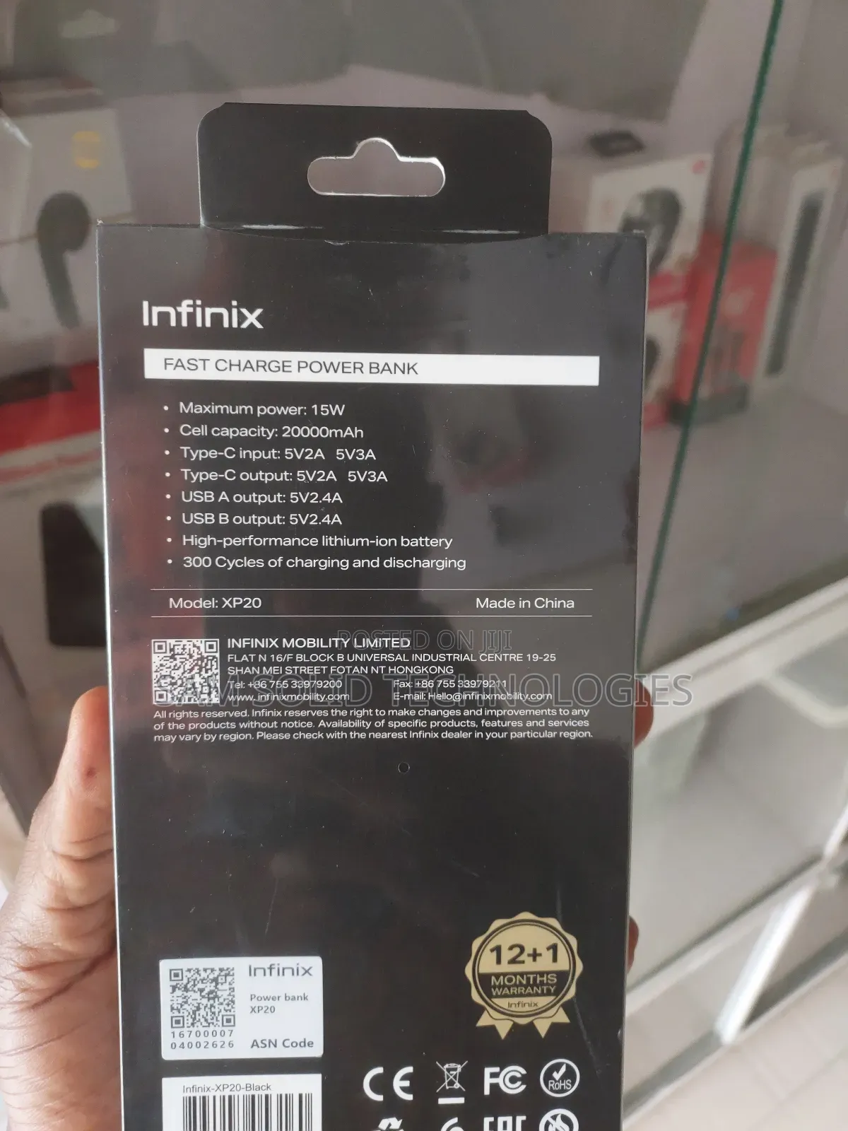 Infinix 20000mah Power Bank