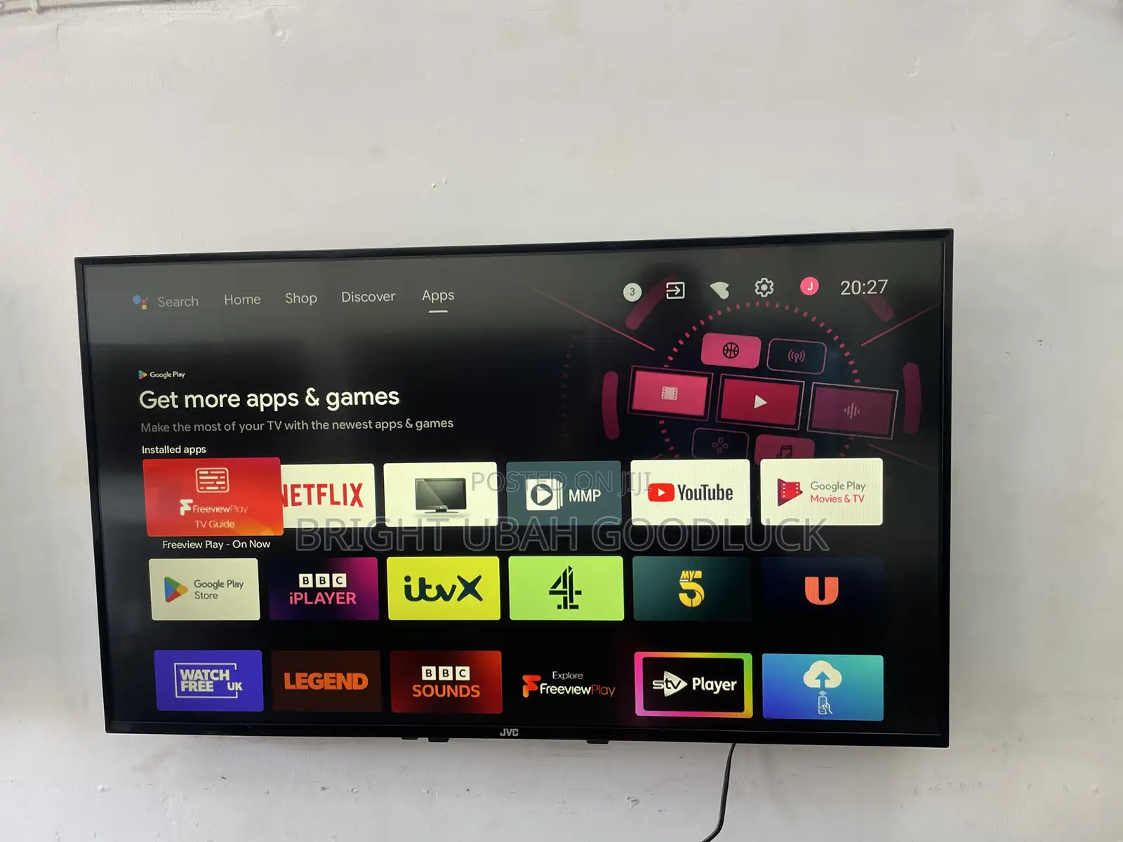 Jvc 43 Inches Android Tv With Bluetooth Free Netflix Acct