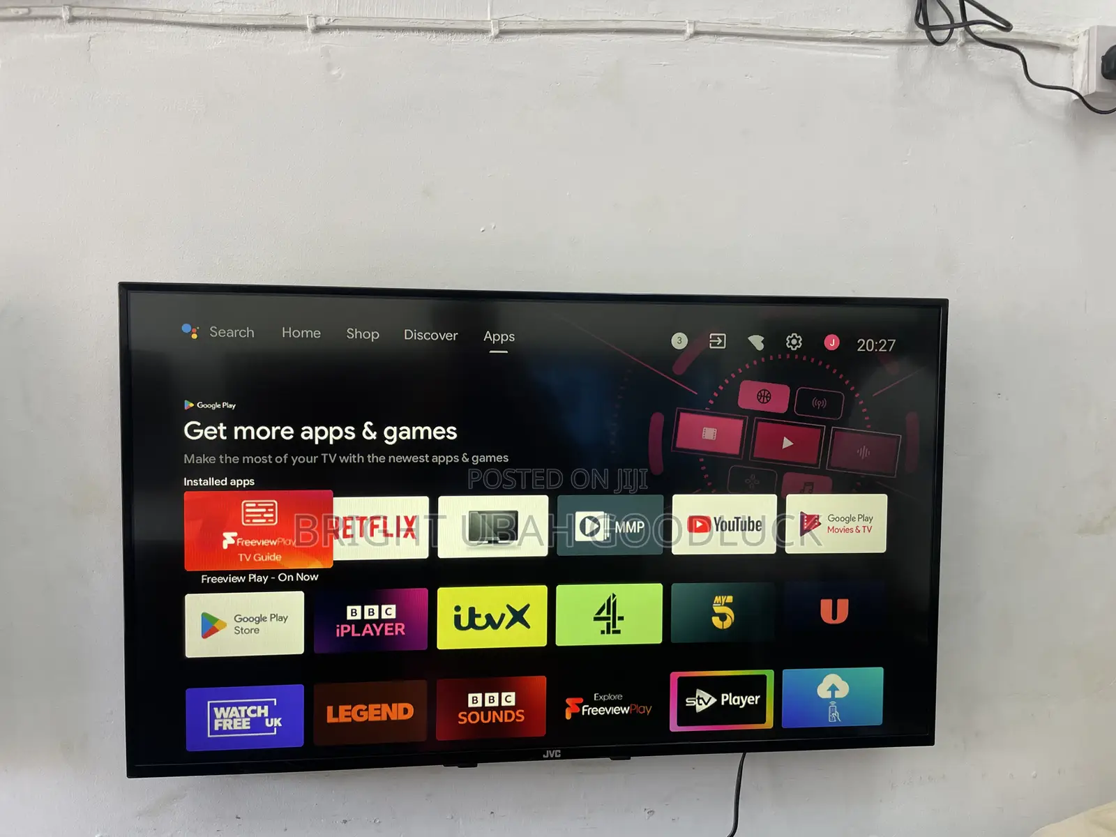 Jvc 43 Inches Android Tv With Bluetooth Free Netflix Acct