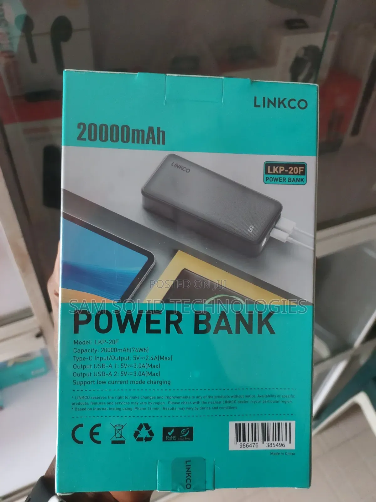 Linkco 20000mah Power Bank 15w