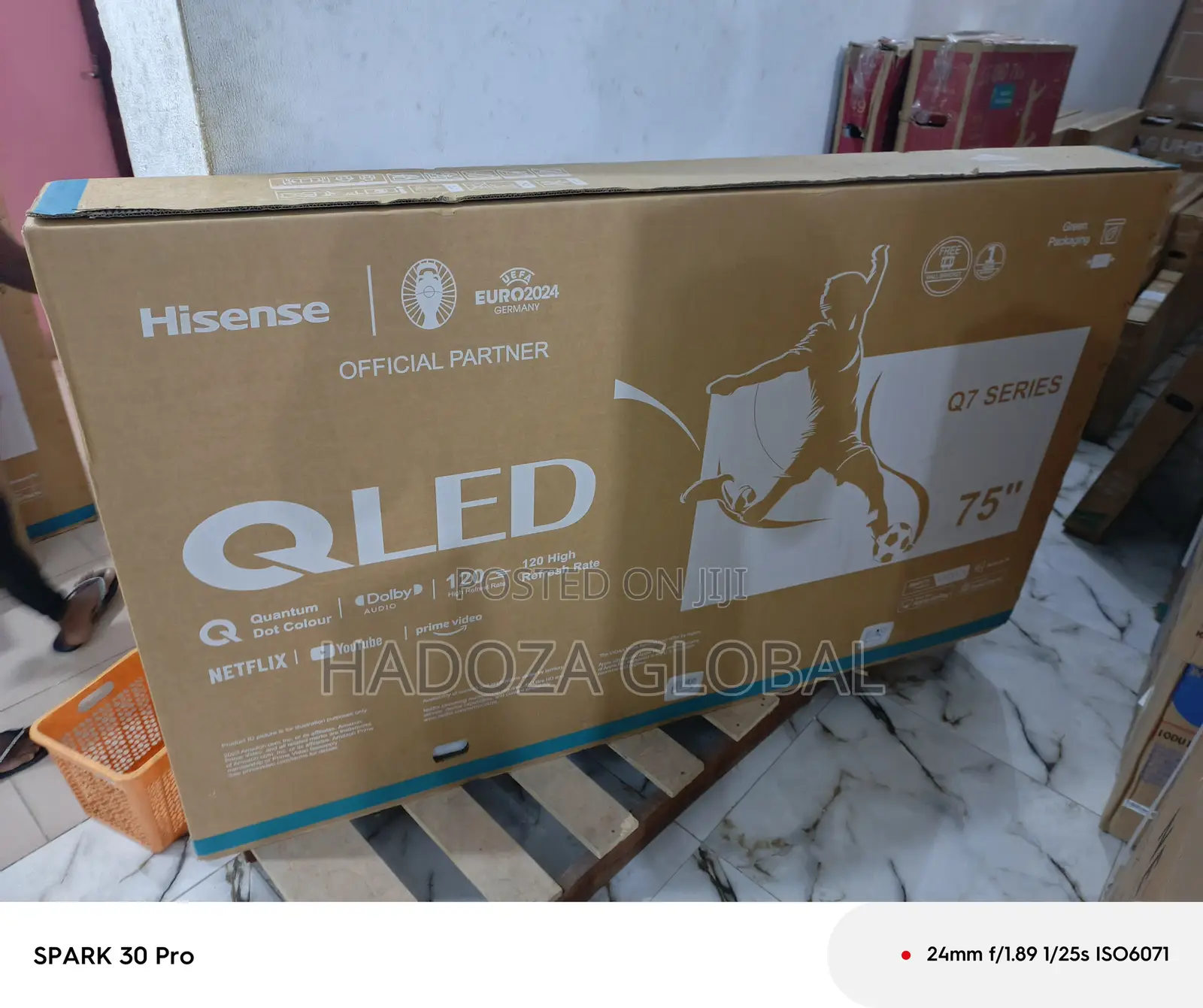 Qled Hisense Smart Tv 75" With Voice Control 75q6n