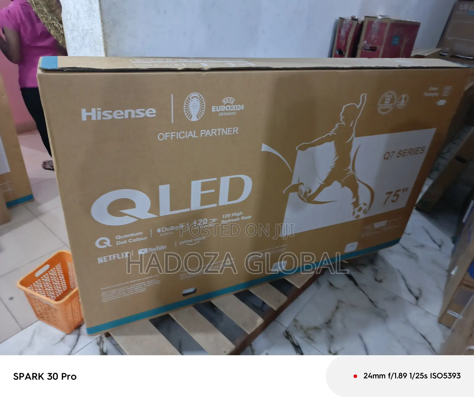 Qled Hisense Smart Tv 75" With Voice Control 75q6n