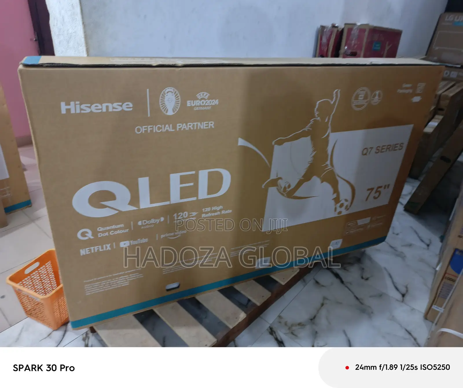 Big Screen Hisense Qled T5" Google Smart Tv - 75q6n