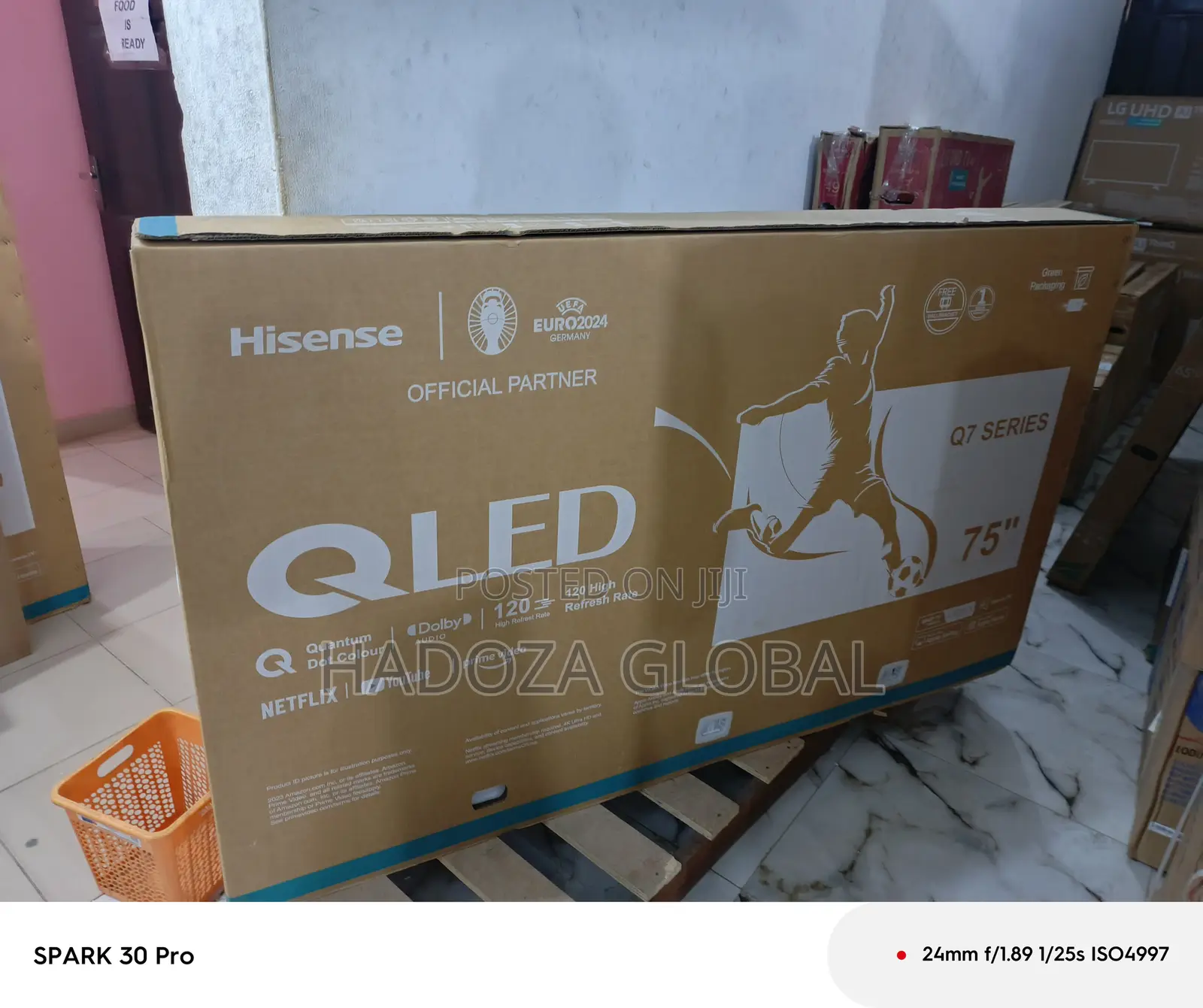 Stunning Hisense 75" Google Qled Tv - Smart Tv - Q7 Series