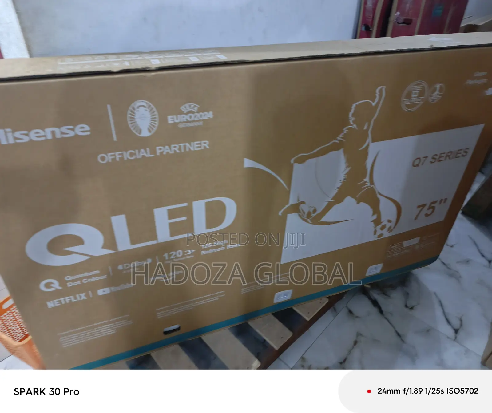 Original Hisense Uhd Smart Google Tv - 75 Inch - 75q6n