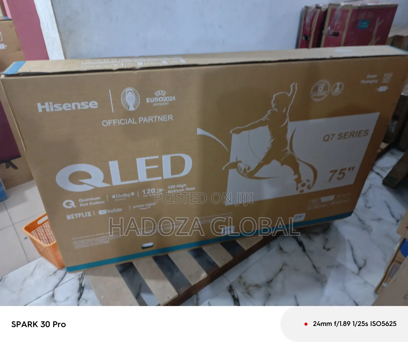 Immersive Viewing Hisense 75" Smart Qled Tv - 75q6n