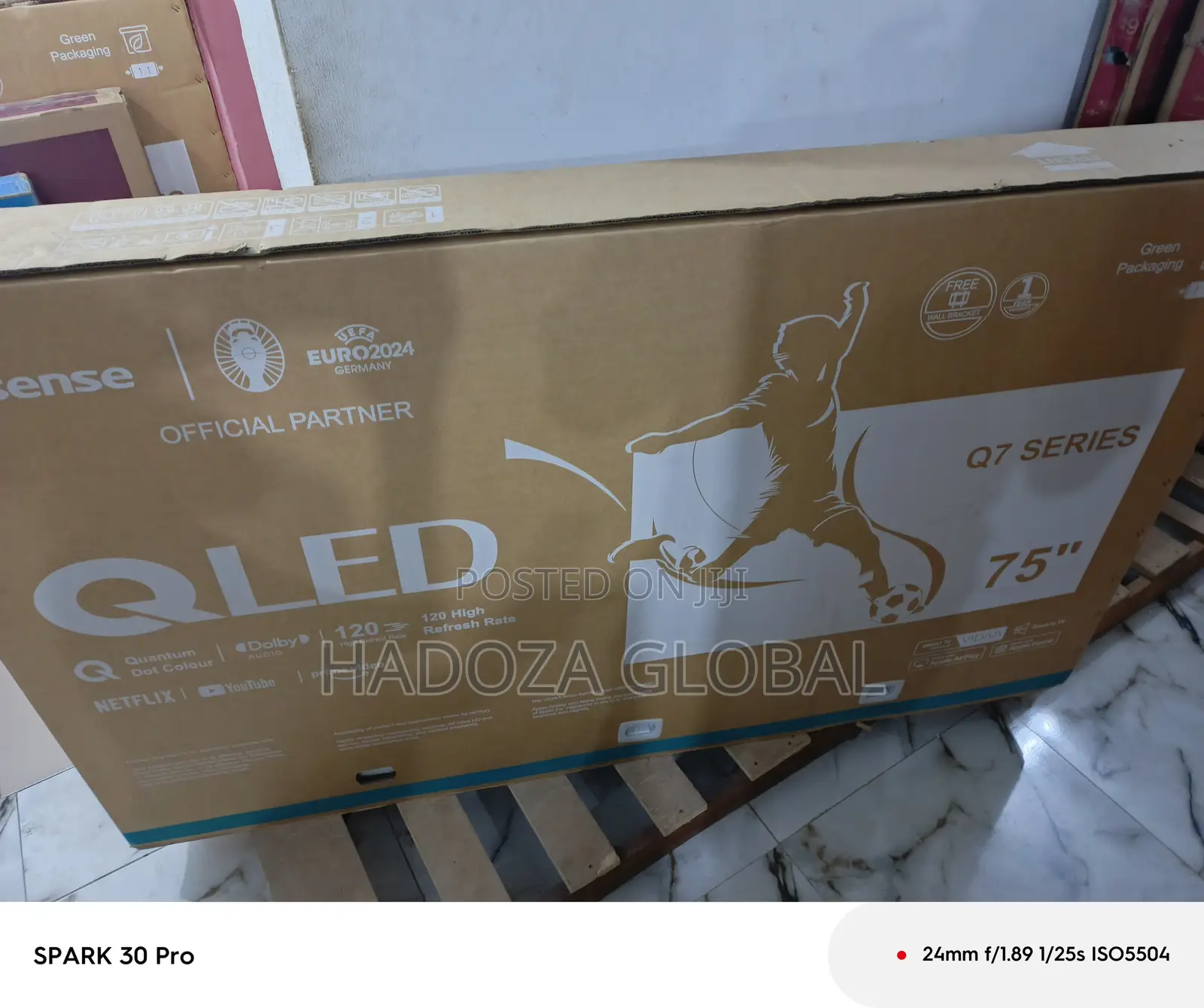 Upgrade To 75" With Hiense Google Qled Smart Tv - 75q6n
