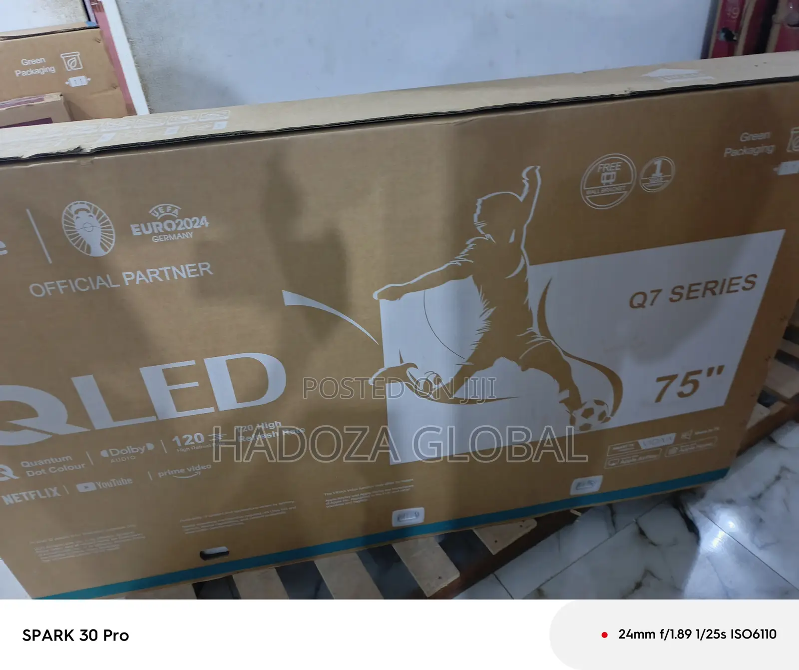 High-end 75" Qled Tv Hisense Brand - Smart Tv - Model 75q6n
