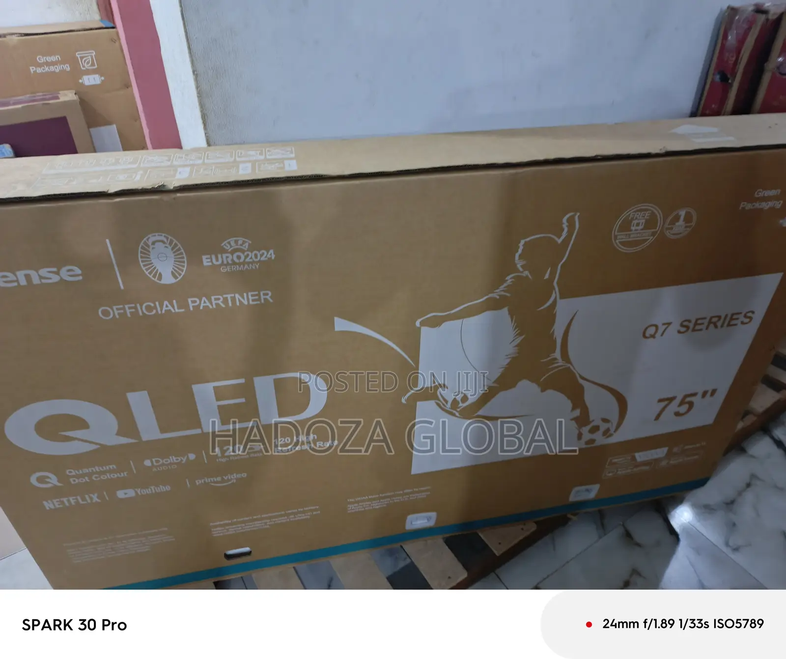 Ultra Thin 75" Hisense 4k Uhd Qled Tv - Google Smart - 75q6n