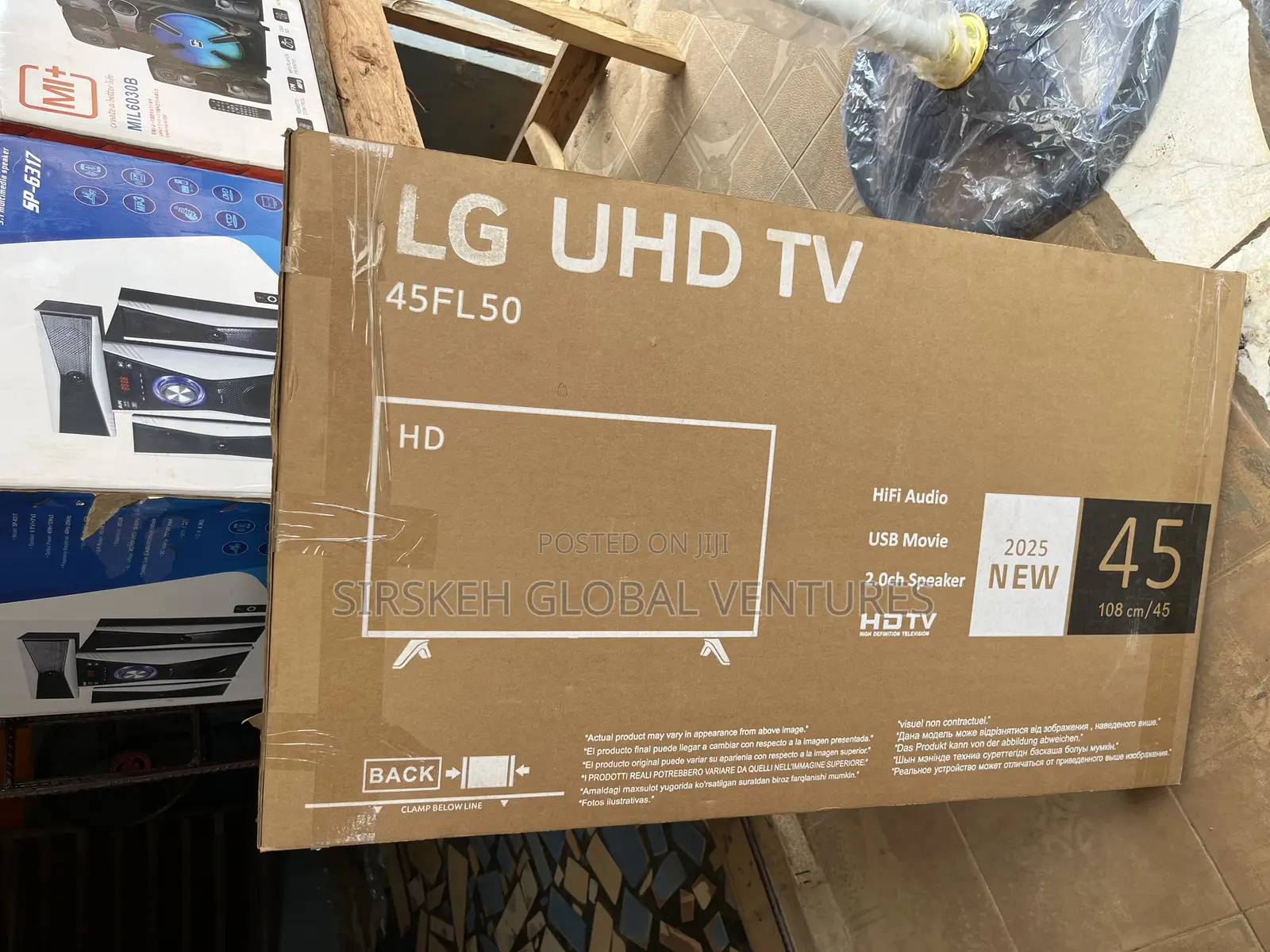 45” Original Lg Frameless Led Tv