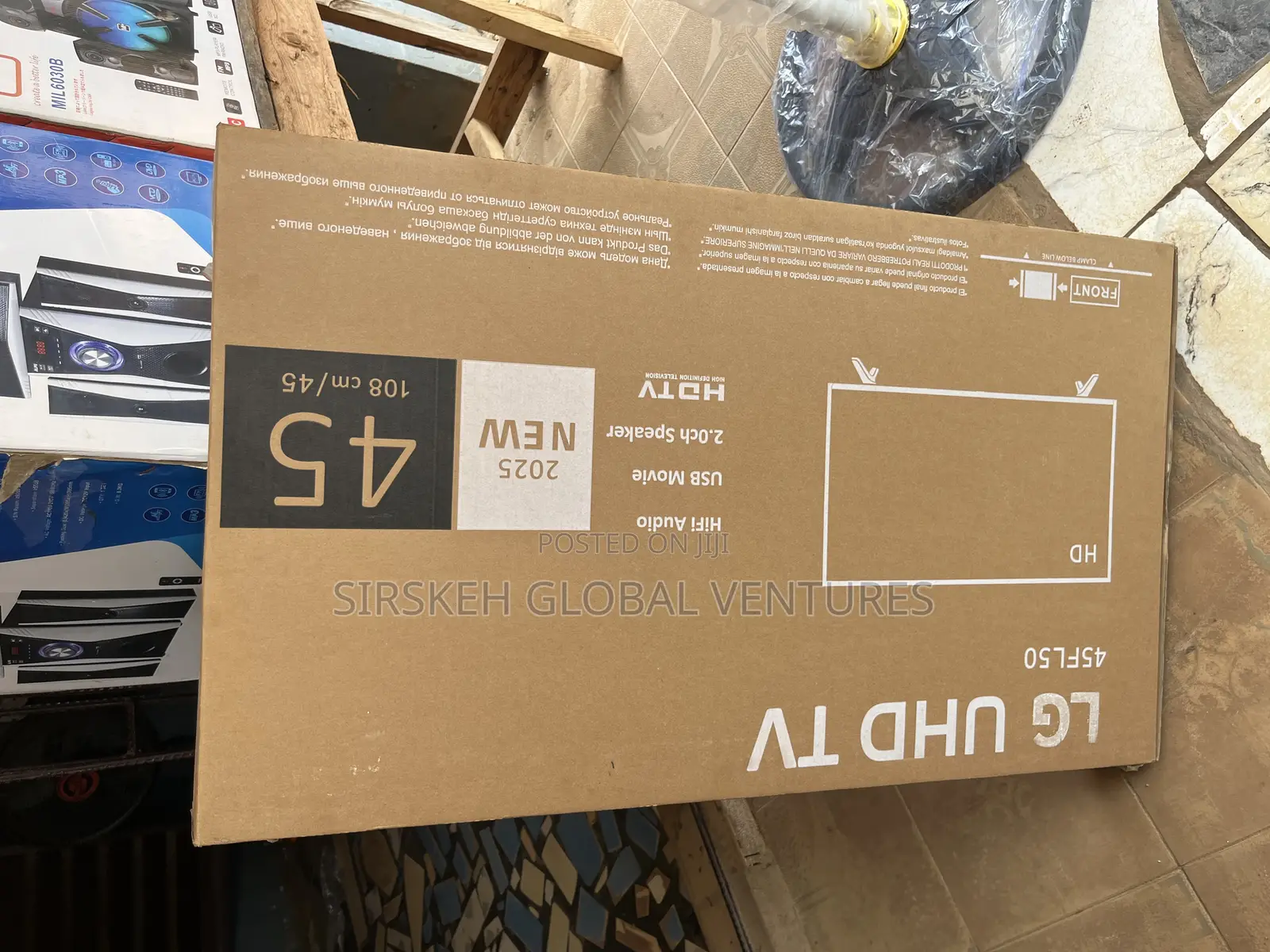 45” Original Lg Frameless Led Tv