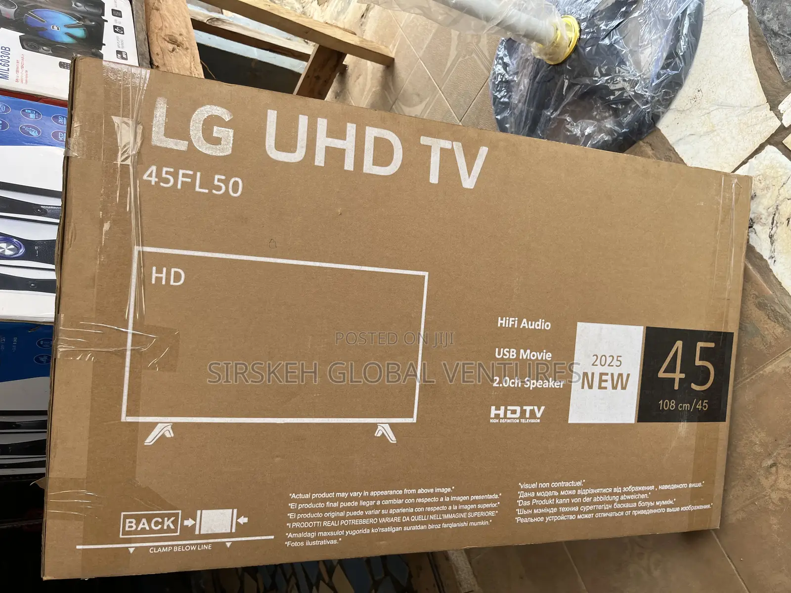45” Original Lg Frameless Led Tv
