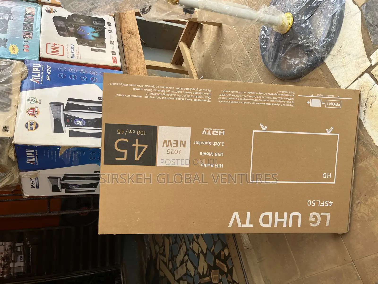 45” Original Lg Frameless Led Tv