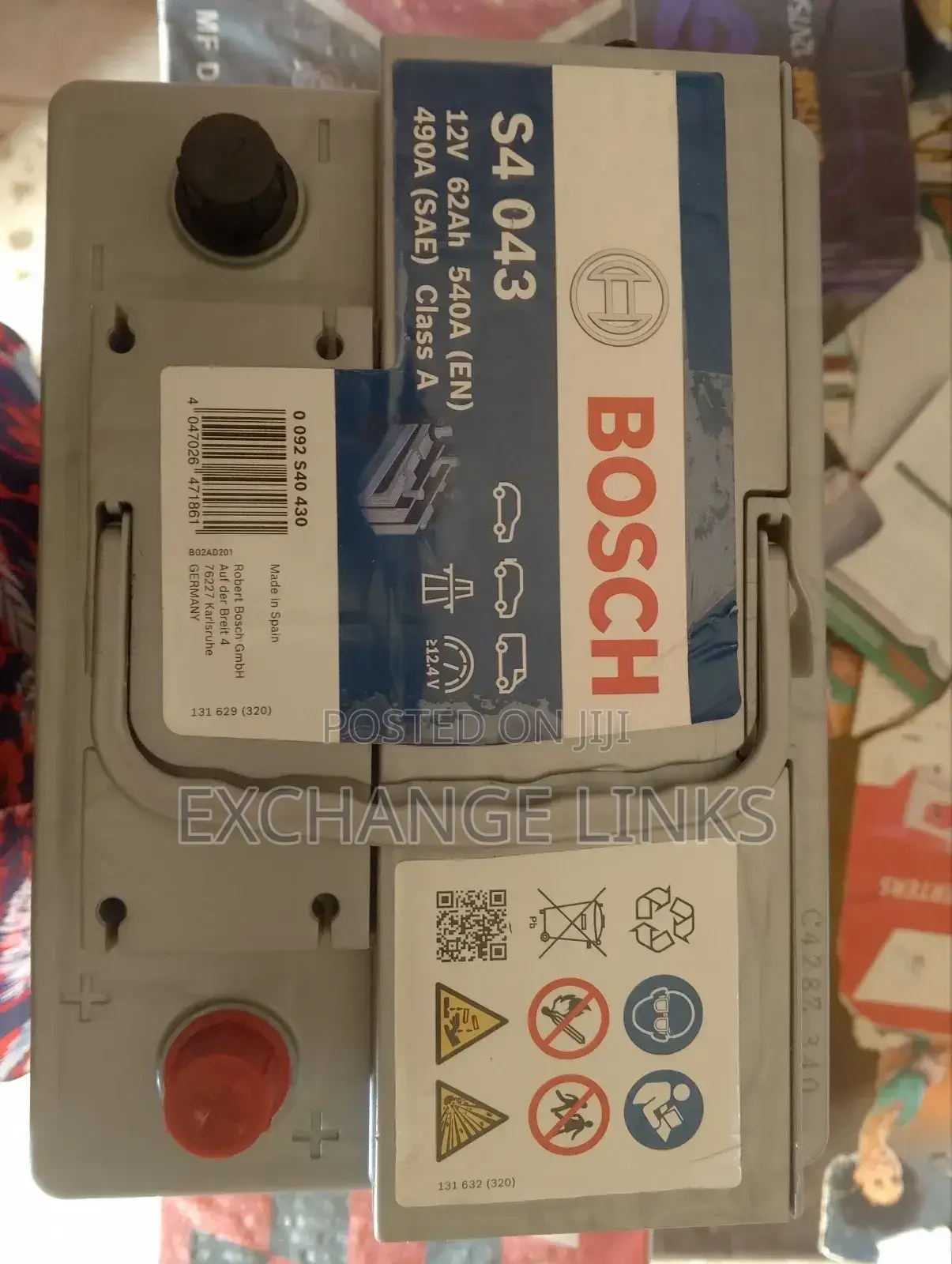 Original Bosch Battery 62ahm