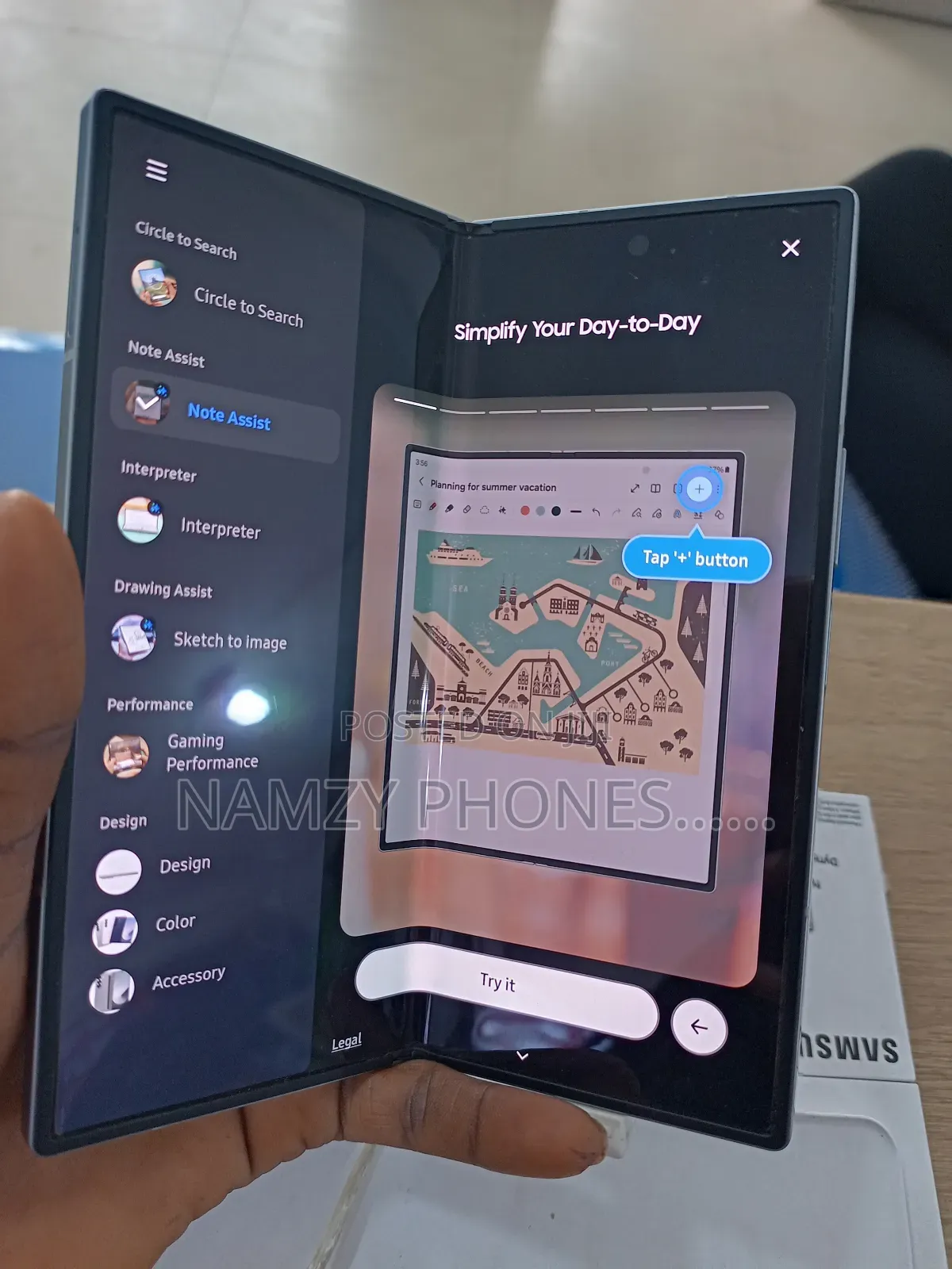 New Samsung Galaxy Z Fold6 256 GB Gray