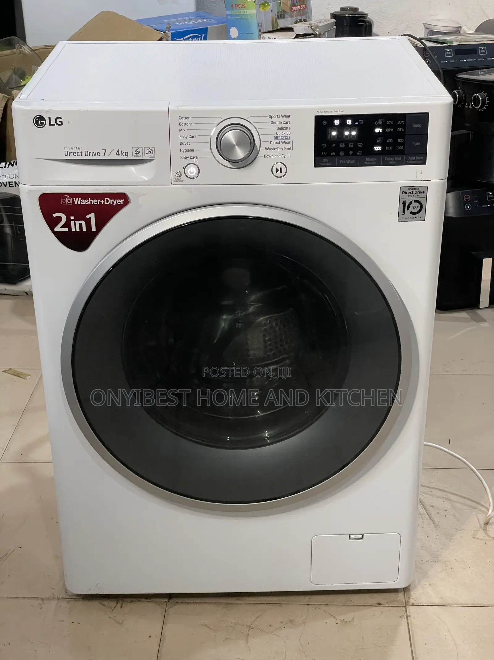 7/4kg Lg Inverter Washing Machine Front Loader