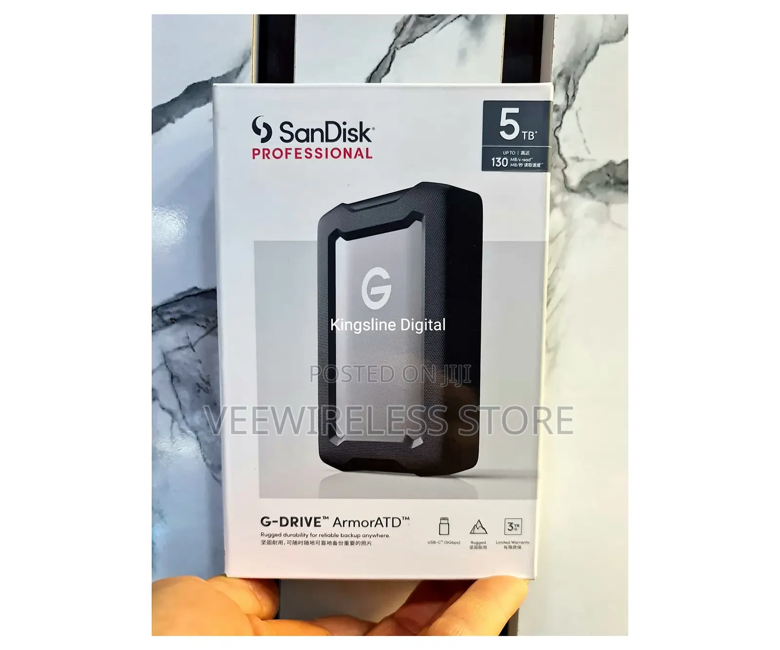 Sandisk Professional 5tb G-Drive Armoratd