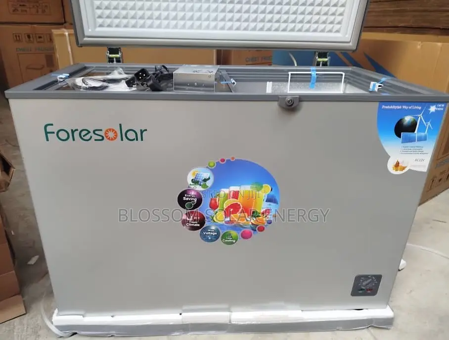 High Quality 308 Liters Solar Freezer Ac/Dc