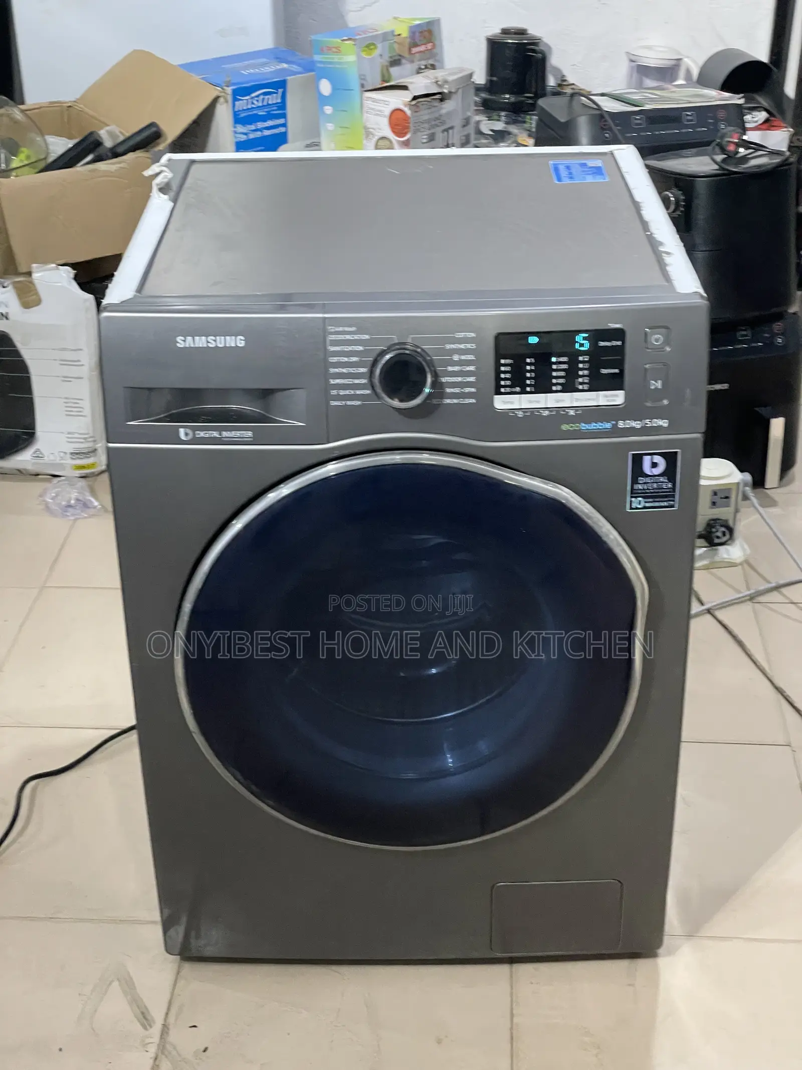 8/5kg Wash Dryer Inverter Washing Machine
