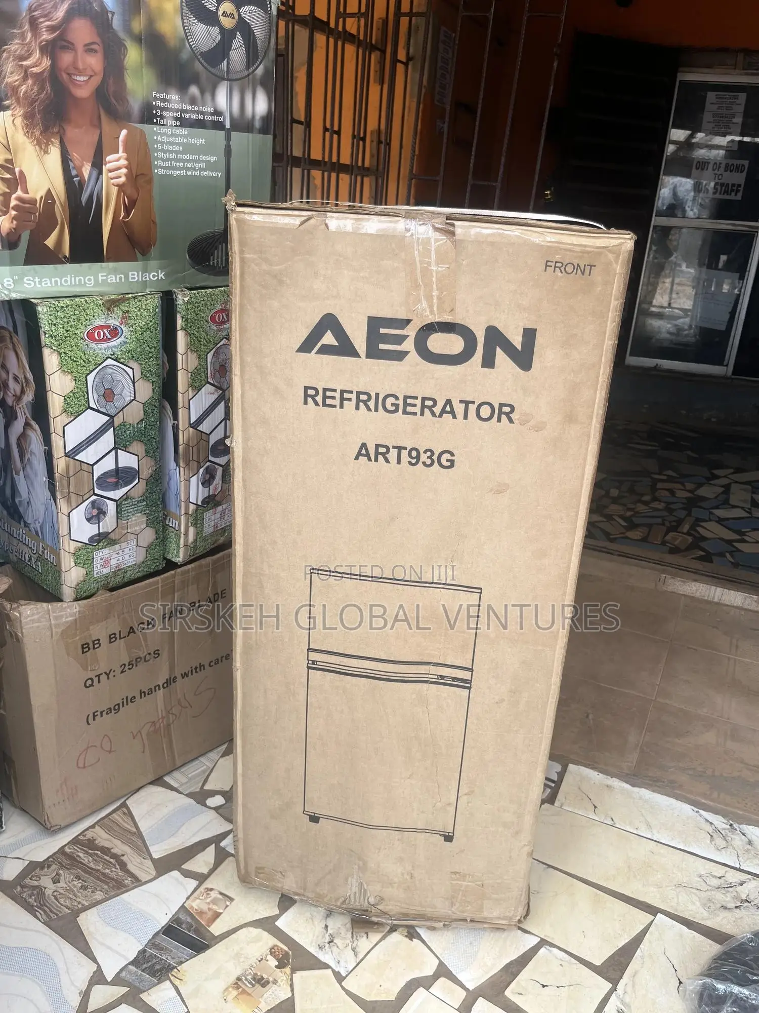 100l Aeon Double Door Refrigerator