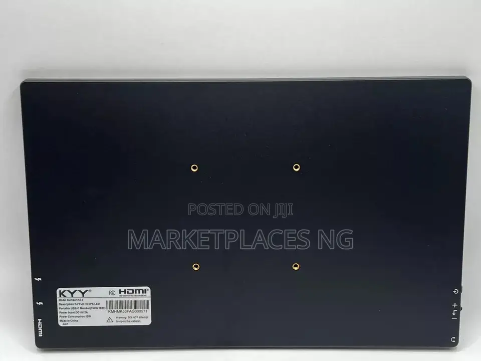 Kyy 14" Portable Monitor 1080p Usb-c Hdmi Gaming Screen