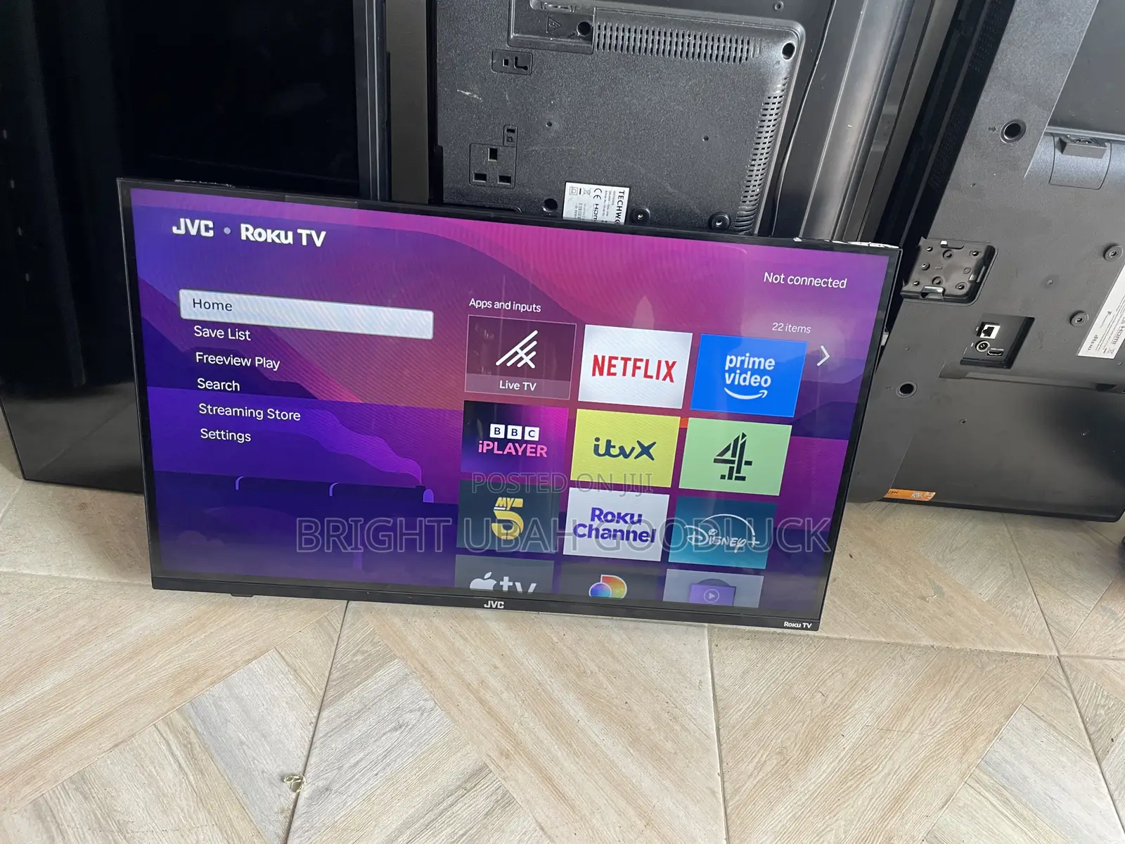 JVC 32 Inches Full Smart Tv Frameless Tv With Free Netflix