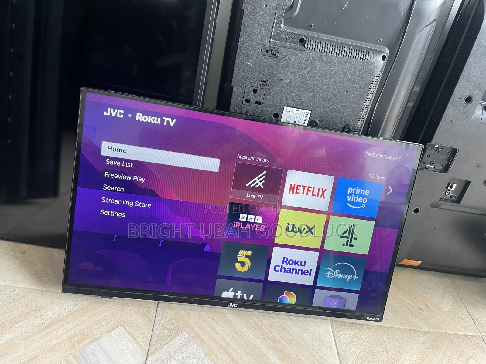 JVC 32 Inches Full Smart Tv Frameless Tv With Free Netflix