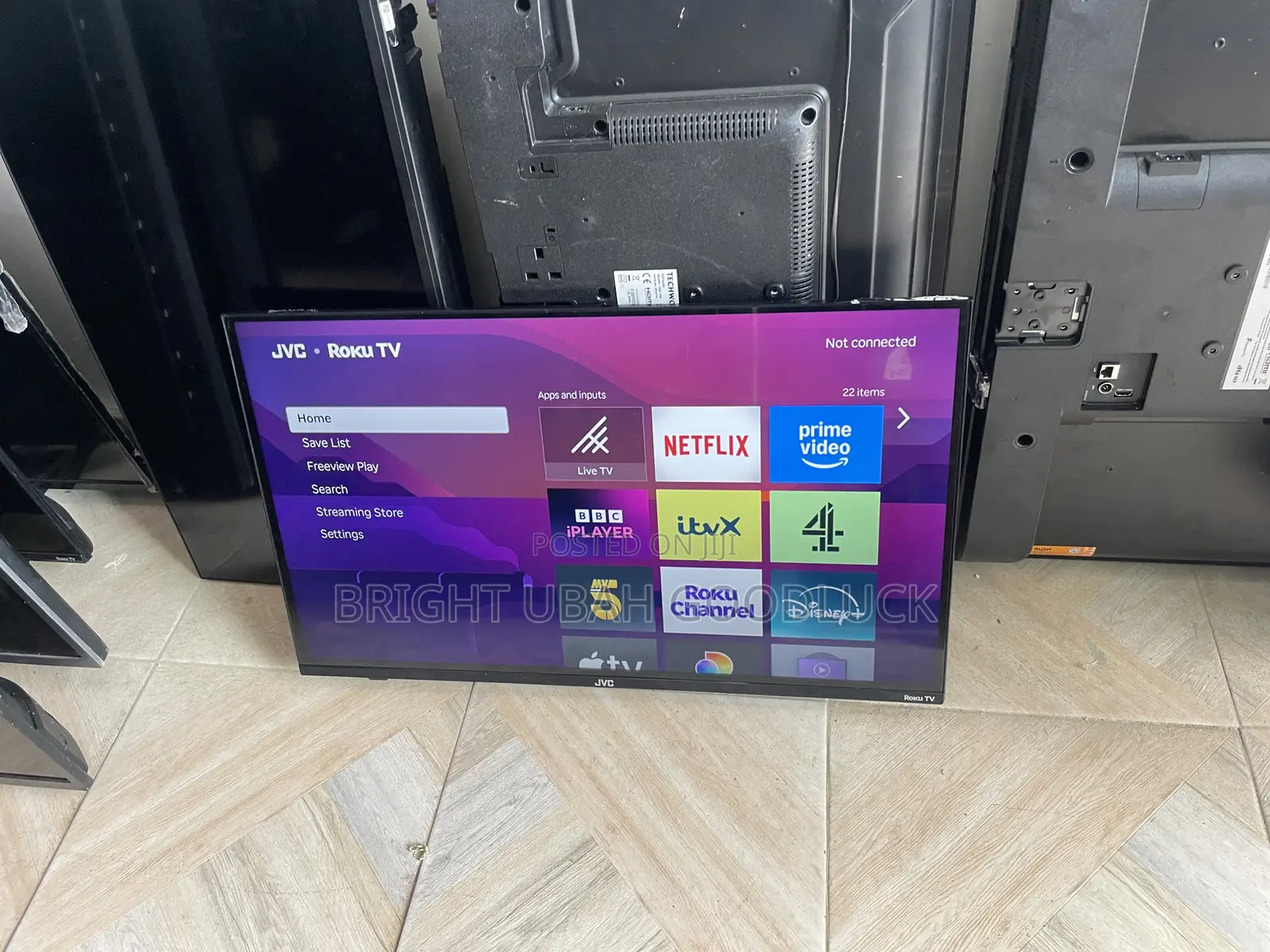 JVC 32 Inches Full Smart Tv Frameless Tv With Free Netflix