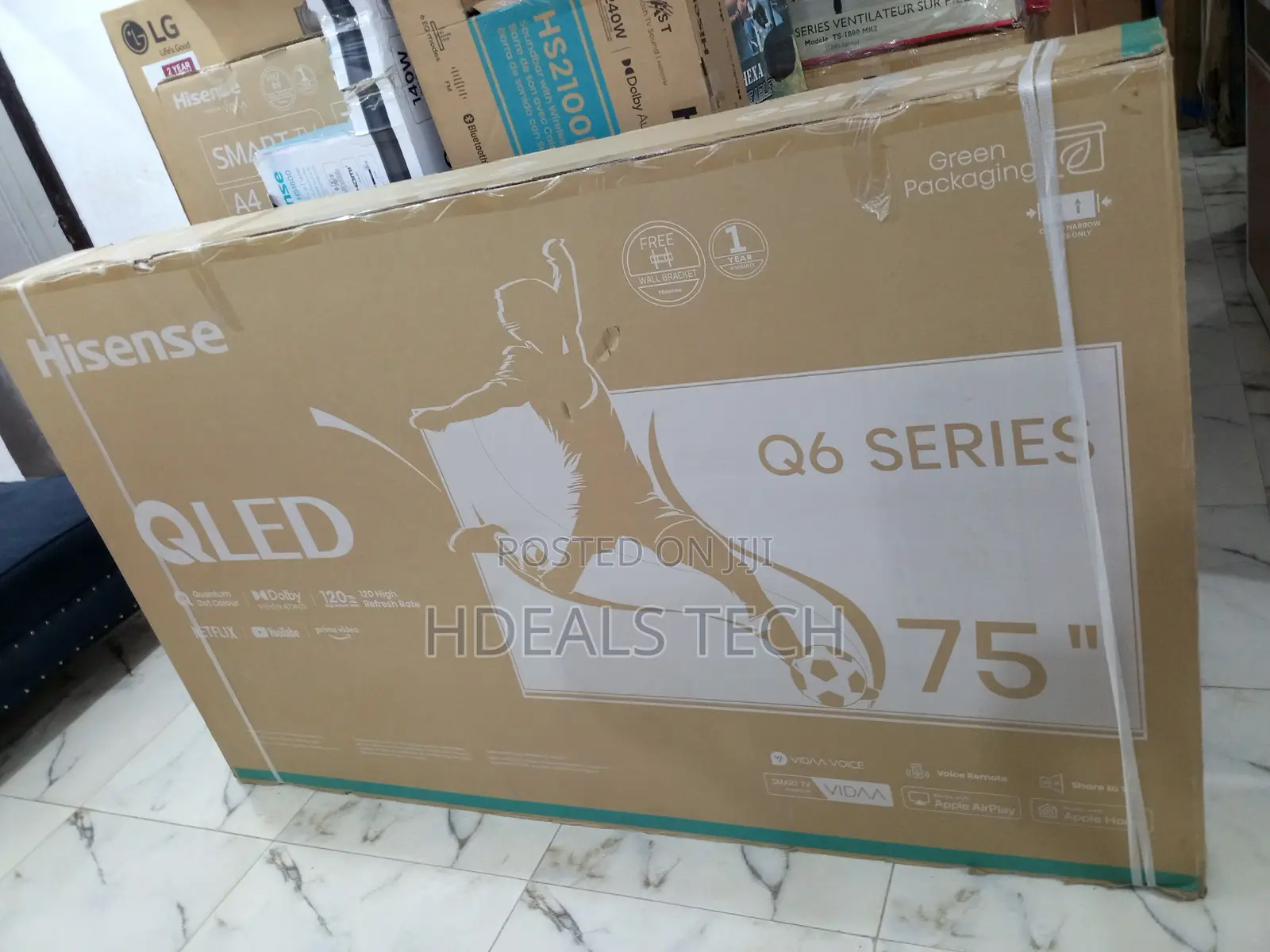 Hisense 75” Qled Tv – 75q6n