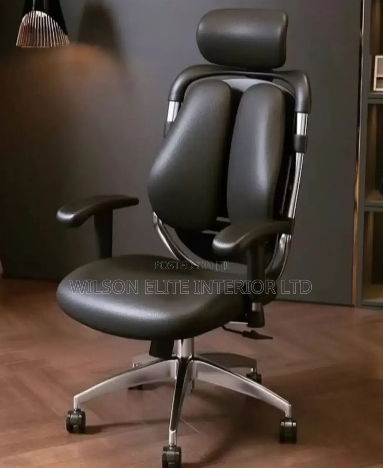 Executive Kidney Chair With Adjustable Armrest