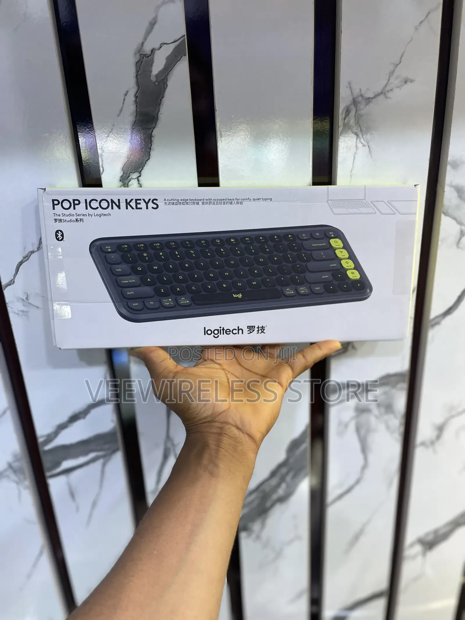 Logitech Pop Icon Keys Wireless Bluetooth Keyboard