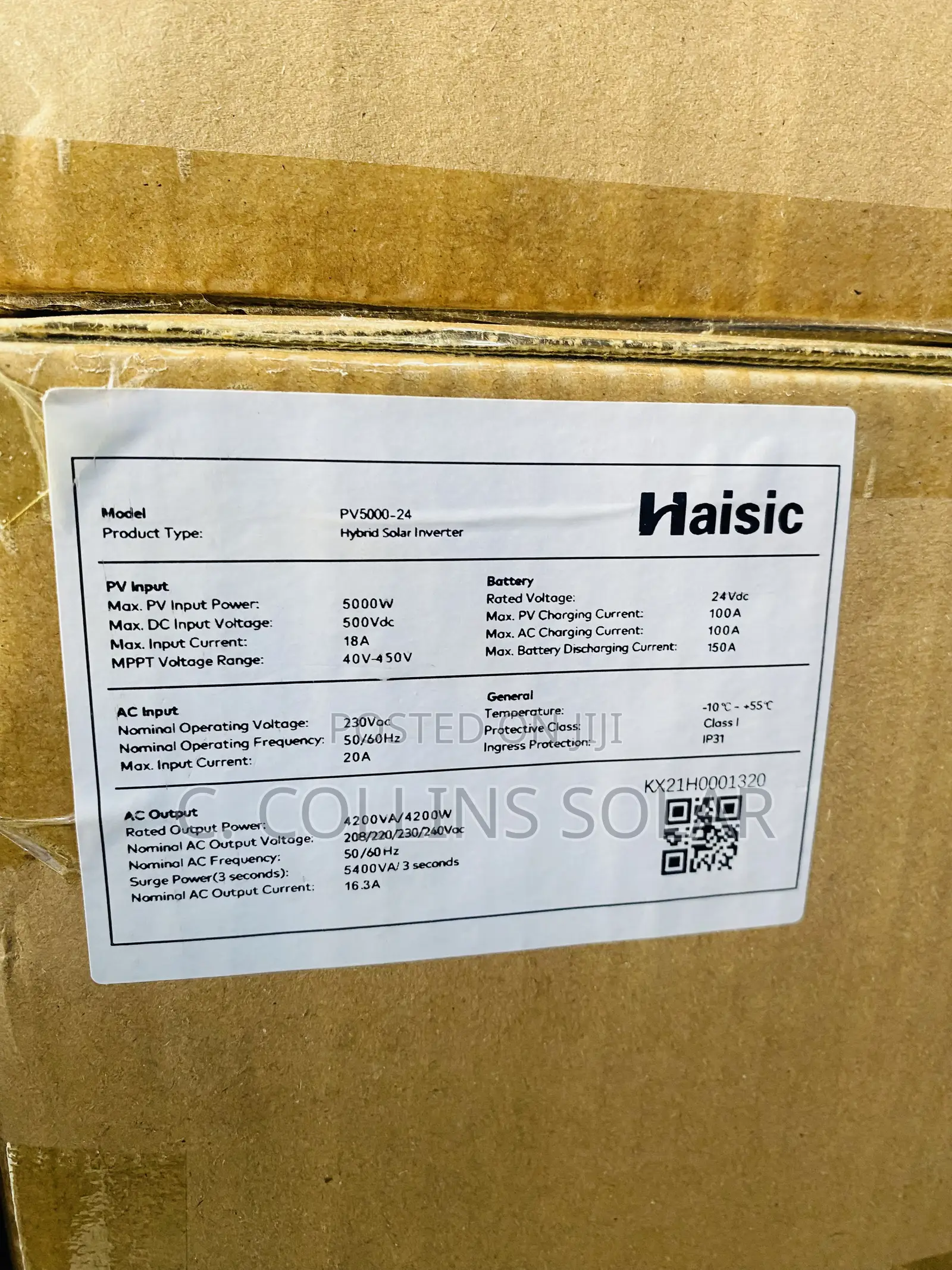 5kva Haisic Hybrid Inverter