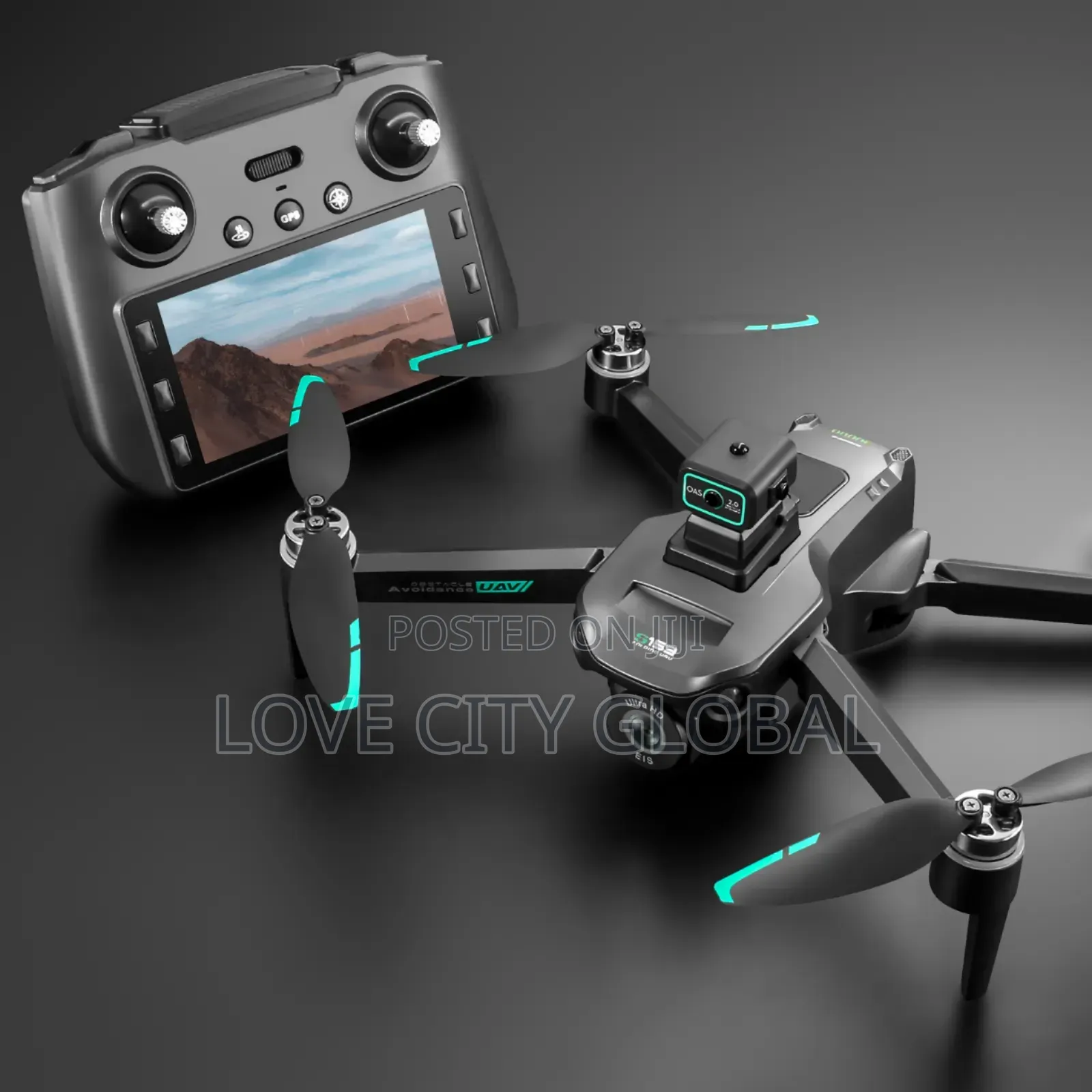 S159 GPS Drone Dual Lens 2 Battery Screen Remote 5g Wifi