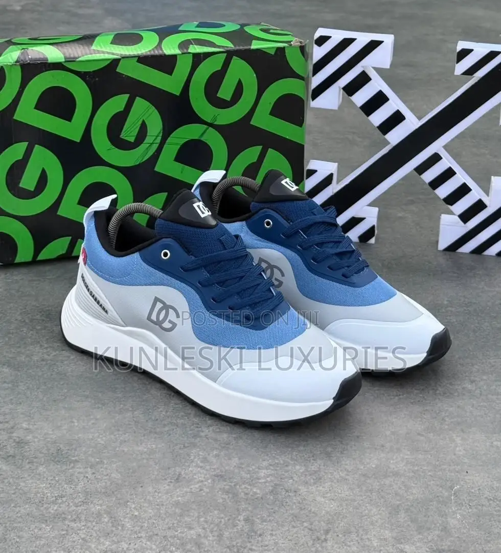 Original Dolce Gabbana Mesh Panel Luxury Sneaker in 2 Colors