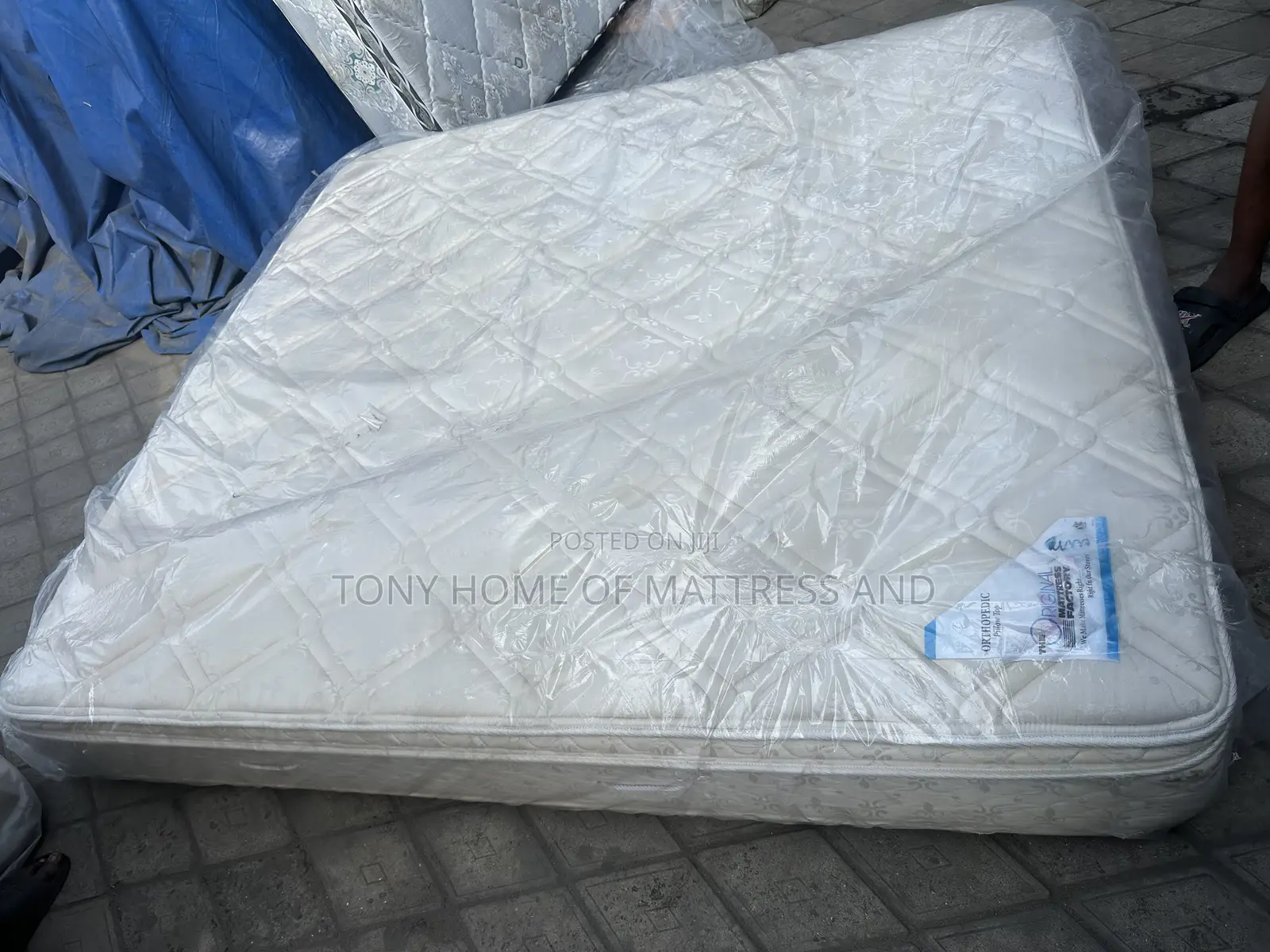 6x6 10 Inches Foreign Spring Orthopedic Mattress