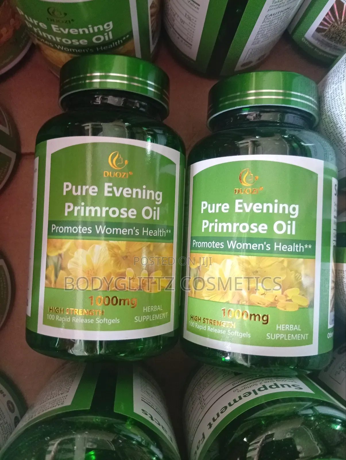 Pure Evening Primrose Oil 1000mg -100 Rapid Release Softgels