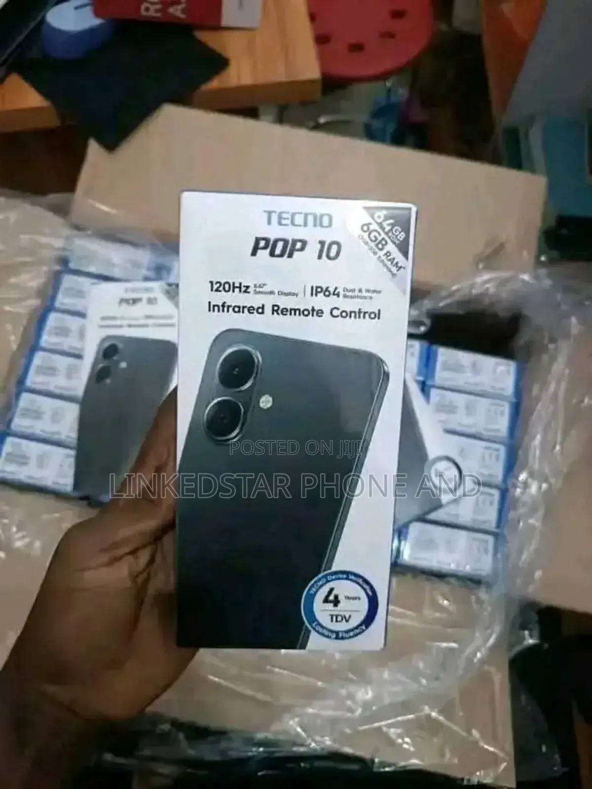 New Tecno Pop 10 64 GB Black