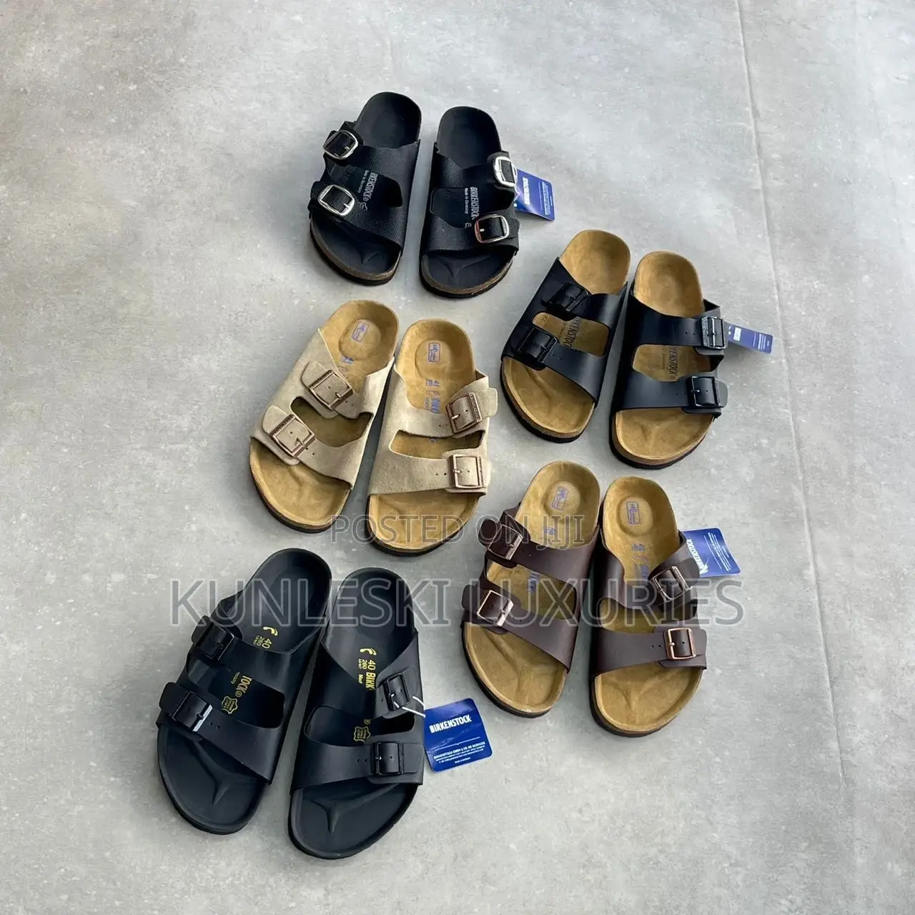 Original Birkenstock Double Buckle Slippers