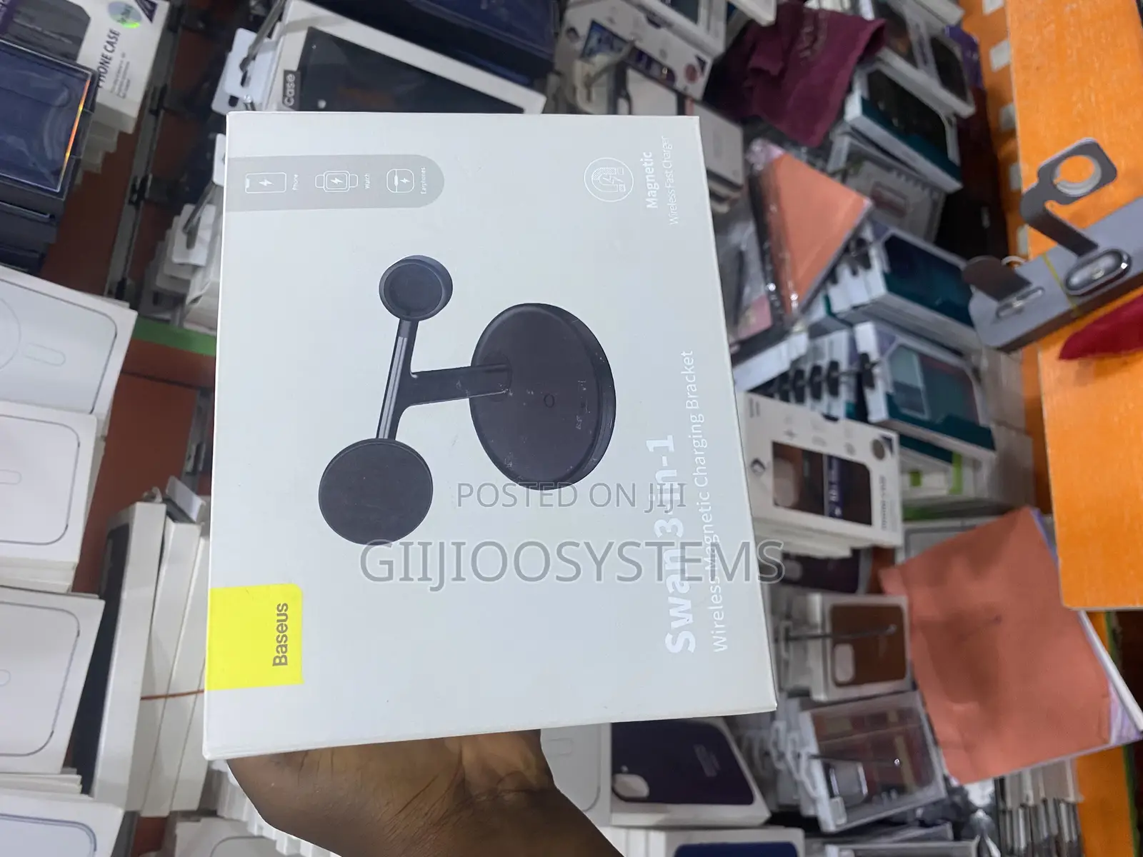 Baseus Swan 3-in-1 Wireless Magnetic Charging Bracket 20w