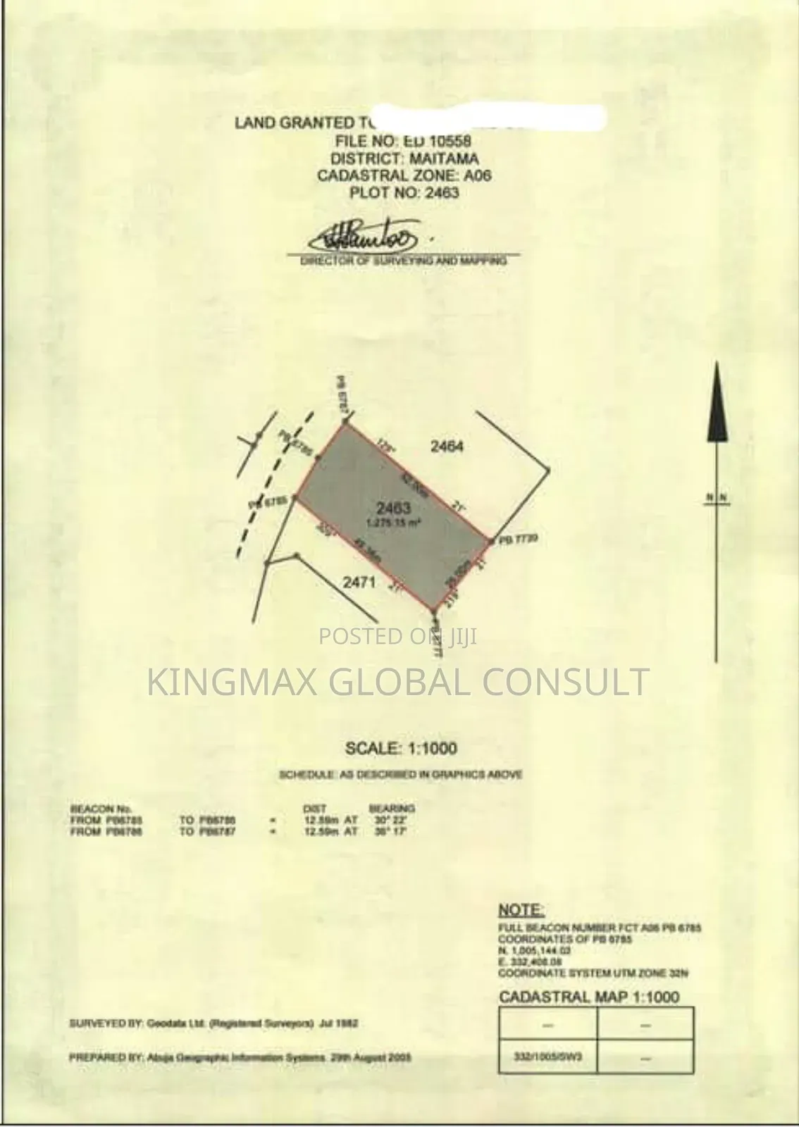 3bdrm Townhouse/Terrace in Maitama Main for sale